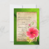 RSVPの応答カード1 出欠カード (正面)