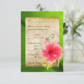 RSVPの応答カード1 出欠カード (スタンド正面)