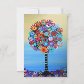 RSVPの応答カード 出欠カード (裏面)