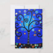 RSVPの応答カード 出欠カード (裏面)