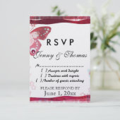 RSVPの応答カード 出欠カード (スタンド正面)