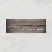 RSVPの素朴Webサ結婚イト |ミニカード スキニー名刺 (裏面)