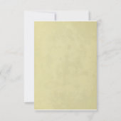 RSVPの結婚カード 出欠カード (裏面)