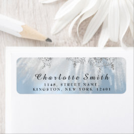 RSVPの結婚ブライダルブルーグレースウィート16th 15th ラベル