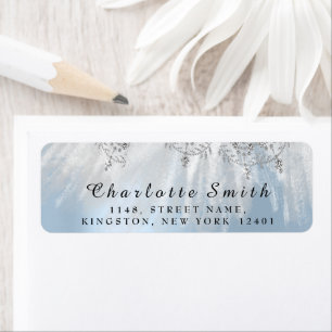 RSVPの結婚ブライダルブルーグレースウィート16th 15th ラベル