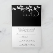 RSVPの結婚式の招待状 招待状 (内部)
