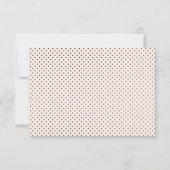 RSVPの結婚Music Recordの結婚フローラ1950s 招待状 (裏面)