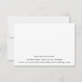 RSVPはがき-エレガント 招待状 (裏面)