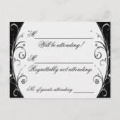 RSVPをお願い インビテーションポストカード (裏面)