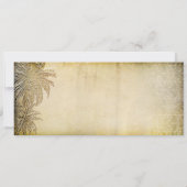 RSVPを使用した目的地の結婚式チケット 招待状 (裏面)