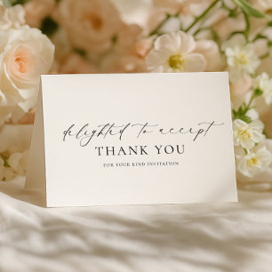 RSVPを受け入れてうれしく思うEllesmere カード