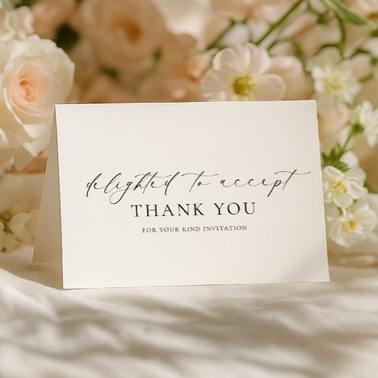 RSVPを受け入れてうれしく思うEllesmere カード