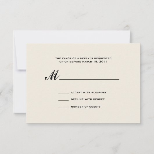 RSVPを結婚しているガーベラのデイジー及びBarnwood 出欠カード (裏面)