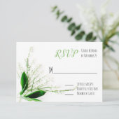 RSVPを結婚している谷のユリ 出欠カード (スタンド正面)