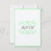 RSVPを結婚するおとぎ話スクロール 出欠カード (裏面)