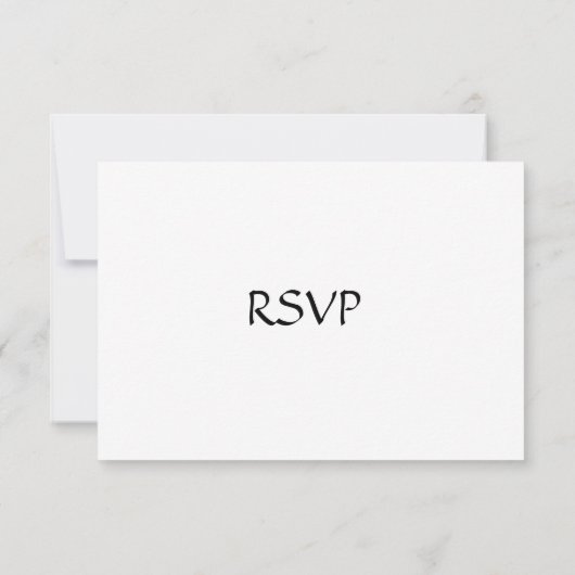 RSVPを結婚するカウボーイ・ブーツのハイヒールの靴 出欠カード (裏面)