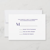 RSVPを結婚するコンパス 出欠カード (裏面)