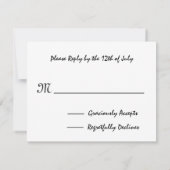 RSVPを結婚するターコイズおよびチョコレートヒマワリ 出欠カード (裏面)