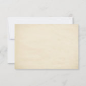 RSVPを結婚する古いヴィンテージの物語の本 出欠カード (裏面)