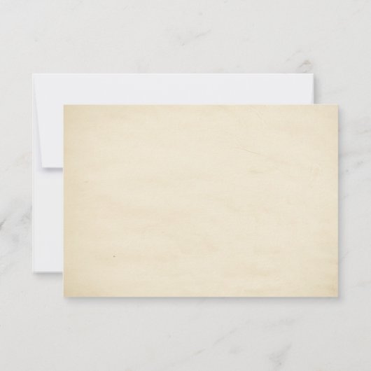 RSVPを結婚する古いヴィンテージの物語の本 出欠カード (裏面)