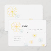 RSVPを結婚する無限愛 出欠カード (正面/裏面)