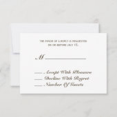 RSVPを結婚する素朴な民芸の刺激を受けたなハート 出欠カード (裏面)