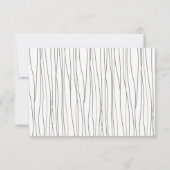 RSVPを結婚するCustom_Monogram 出欠カード (裏面)