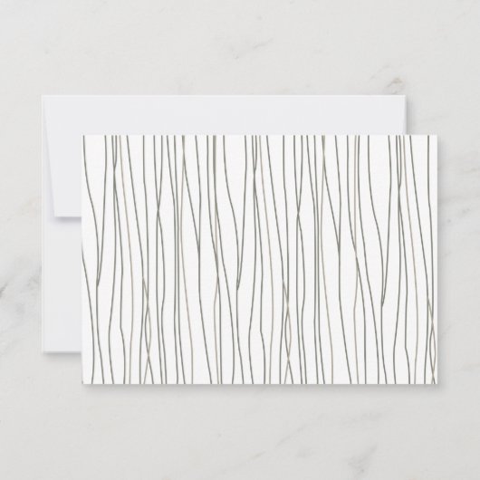 RSVPを結婚するCustom_Monogram 出欠カード (裏面)