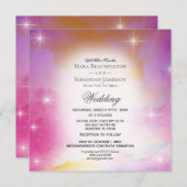 *~* RSVPウェブサイトコスモスネブラシテラス結婚ズ 招待状 (正面/裏面)