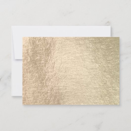 RSVPエレガントほこりっぽいピンクフローラ 出欠カード (裏面)