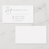 RSVPエンクシンプルロージャカード エンクロージャーカード (正面/裏面)