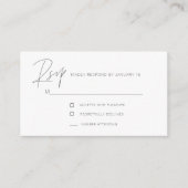 RSVPエンクシンプルロージャカード エンクロージャーカード (正面)