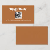 RSVPエンクロージャカードへのTerracottaスキャン エンクロージャーカード (正面/裏面)