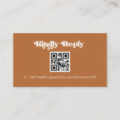 RSVPエンクロージャカードへのTerracottaスキャン エンクロージャーカード (正面)