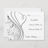 RSVPカエレガントード 招待状 (裏面)