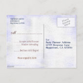 RSVPカスタムヴィンテージ7月4日パーティーはがき インビテーションポストカード (裏面)