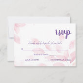 RSVPカースタイリッシュド – 完全にカスタマイズ可能 出欠カード (正面)