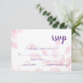 RSVPカースタイリッシュド – 完全にカスタマイズ可能 出欠カード (スタンド正面)