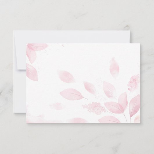 RSVPカースタイリッシュド – 完全にカスタマイズ可能 出欠カード (裏面)