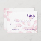 RSVPカースタイリッシュド – 完全にカスタマイズ可能 出欠カード (正面/裏面)