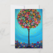 RSVPカードのTree of Life 出欠カード (正面)