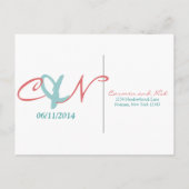 RSVPカードはがき インビテーションポストカード (裏面)