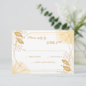 RSVPカードを引き渡す 招待状 (スタンド正面)