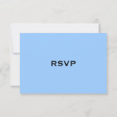 RSVPカードを結婚しているアイススケーター 出欠カード (裏面)