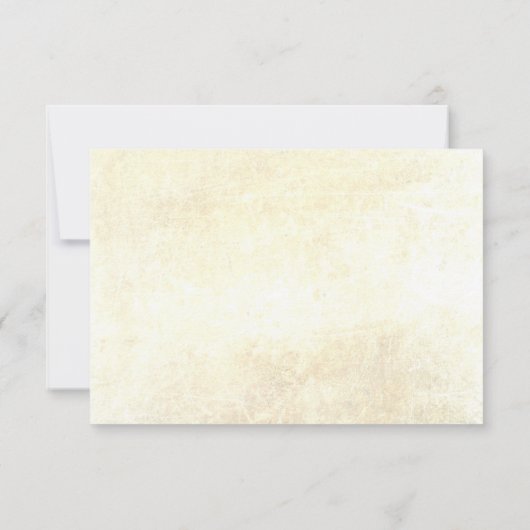 RSVPカードを結婚している不思議の国のアリス 出欠カード (裏面)