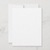 RSVPカードを結婚している蝶 出欠カード (裏面)