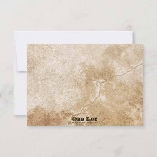 RSVPカードを結婚するお洒落なビーチの行先 出欠カード (裏面)