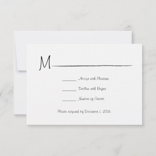 RSVPカードを結婚する夏の農場 出欠カード (裏面)