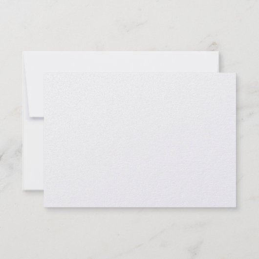 RSVPカードを結婚する真珠のきらめく 出欠カード (裏面)