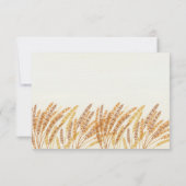 RSVPカードを結婚する赤い納屋 出欠カード (裏面)